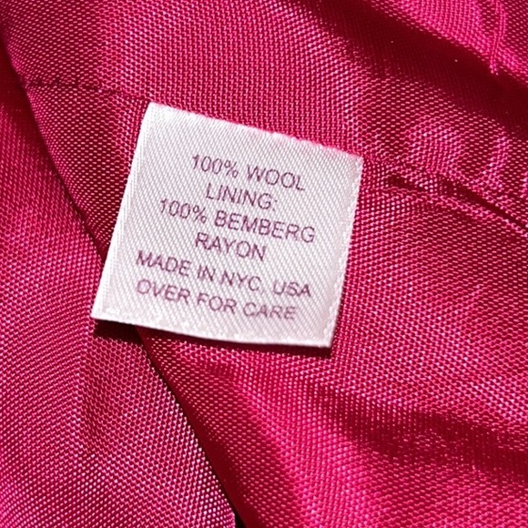 Misha Nonoo Fuchsia Pink Wool Crepe Flounce Ruffle A-Line Skirt - 2 - Picture 10 of 11